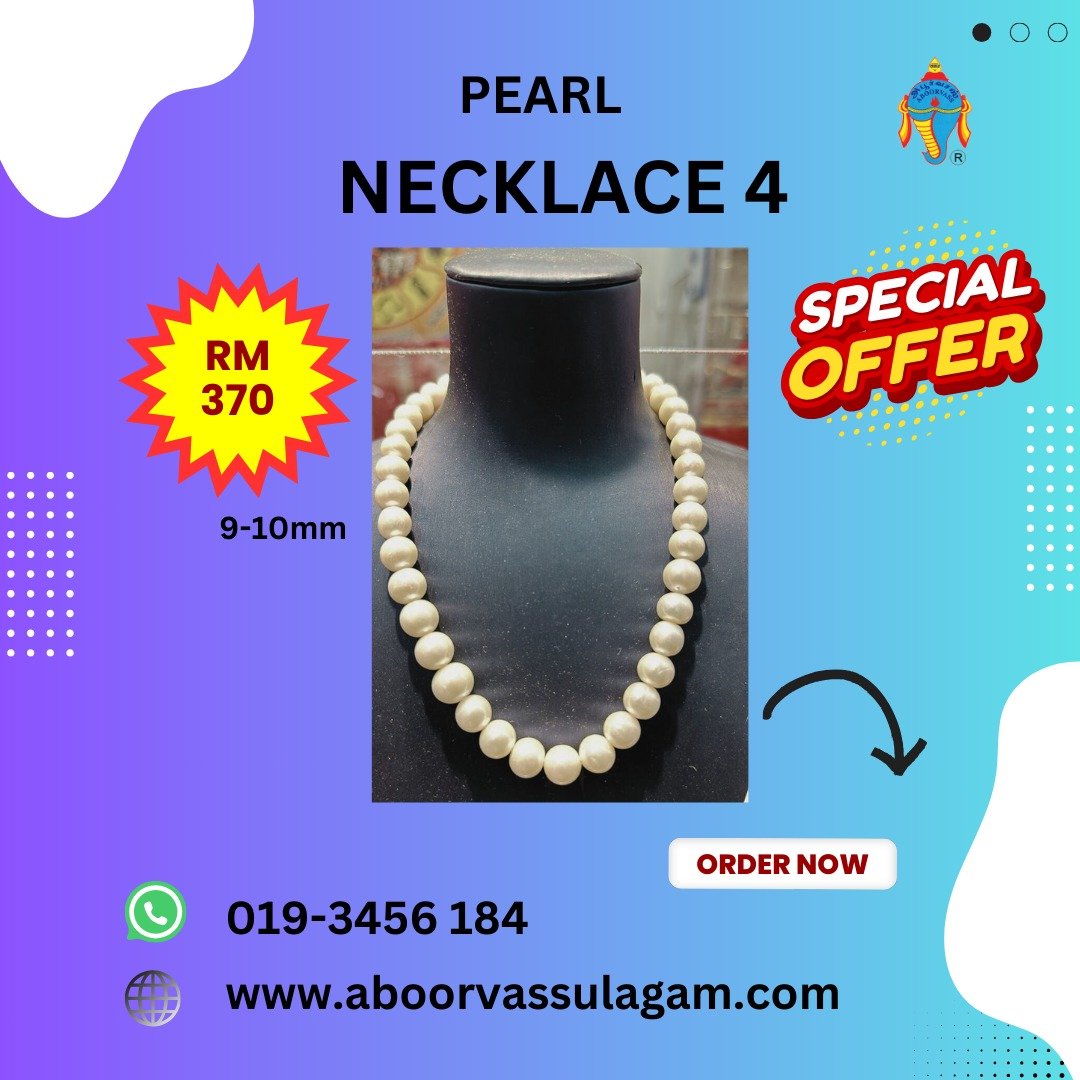 Promo Pearl Necklace 4 Aboorvass Ulagam