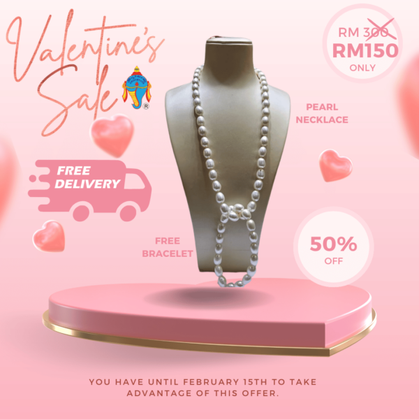 Valentine's Sale - Pearl Necklace - Image 3