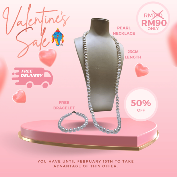 Valentine's Sale - Pearl Necklace