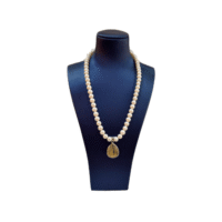Crystal - Fresh Water Pearl with Silver Setting